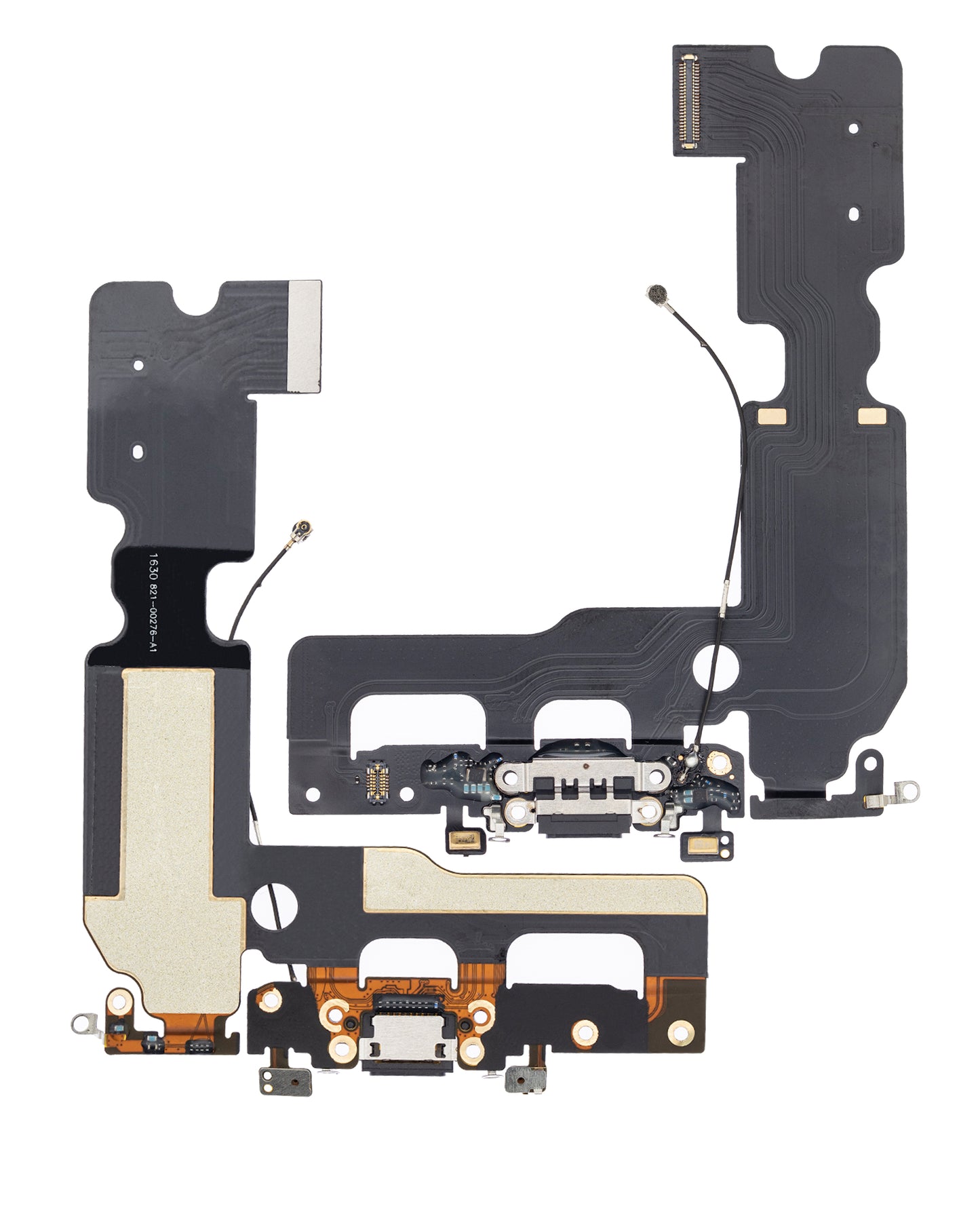 CHARGING PORT FLEX CABLE COMPATIBLE FOR IPHONE 7 PLUS (JET / MATTE BLACK)