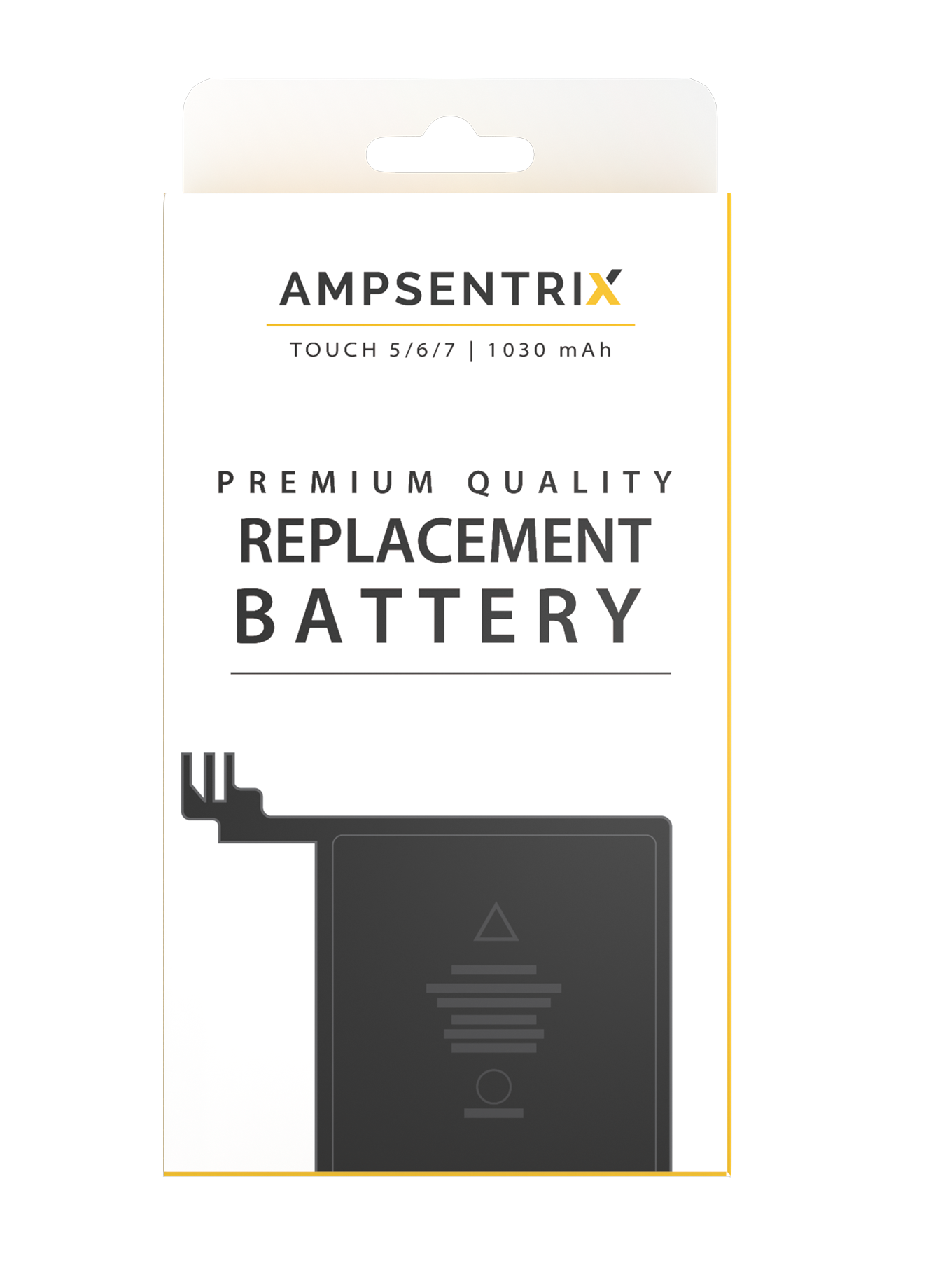 REPLACEMENT BATTERY COMPATIBLE FOR IPOD TOUCH 5 / TOUCH 6 / TOUCH 7 (AMPSENTRIX)
