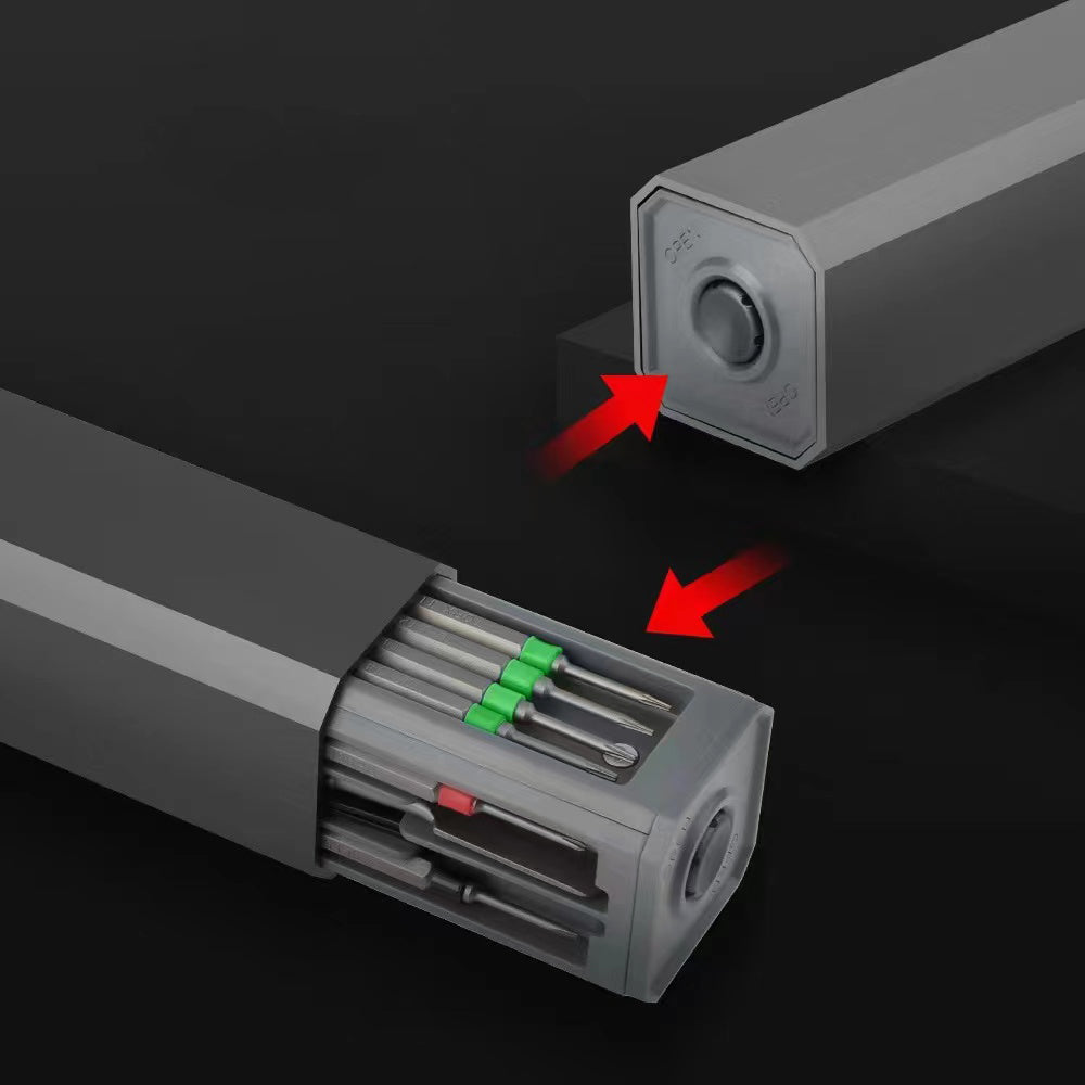 Magnetic Screwdriver Set With 28 Bits (31 In 1)