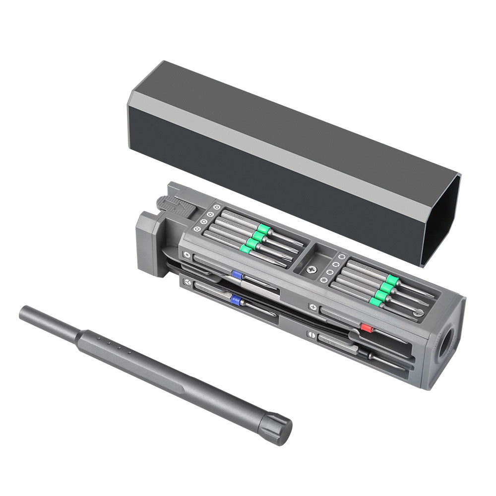 Magnetic Screwdriver Set With 28 Bits (31 In 1)