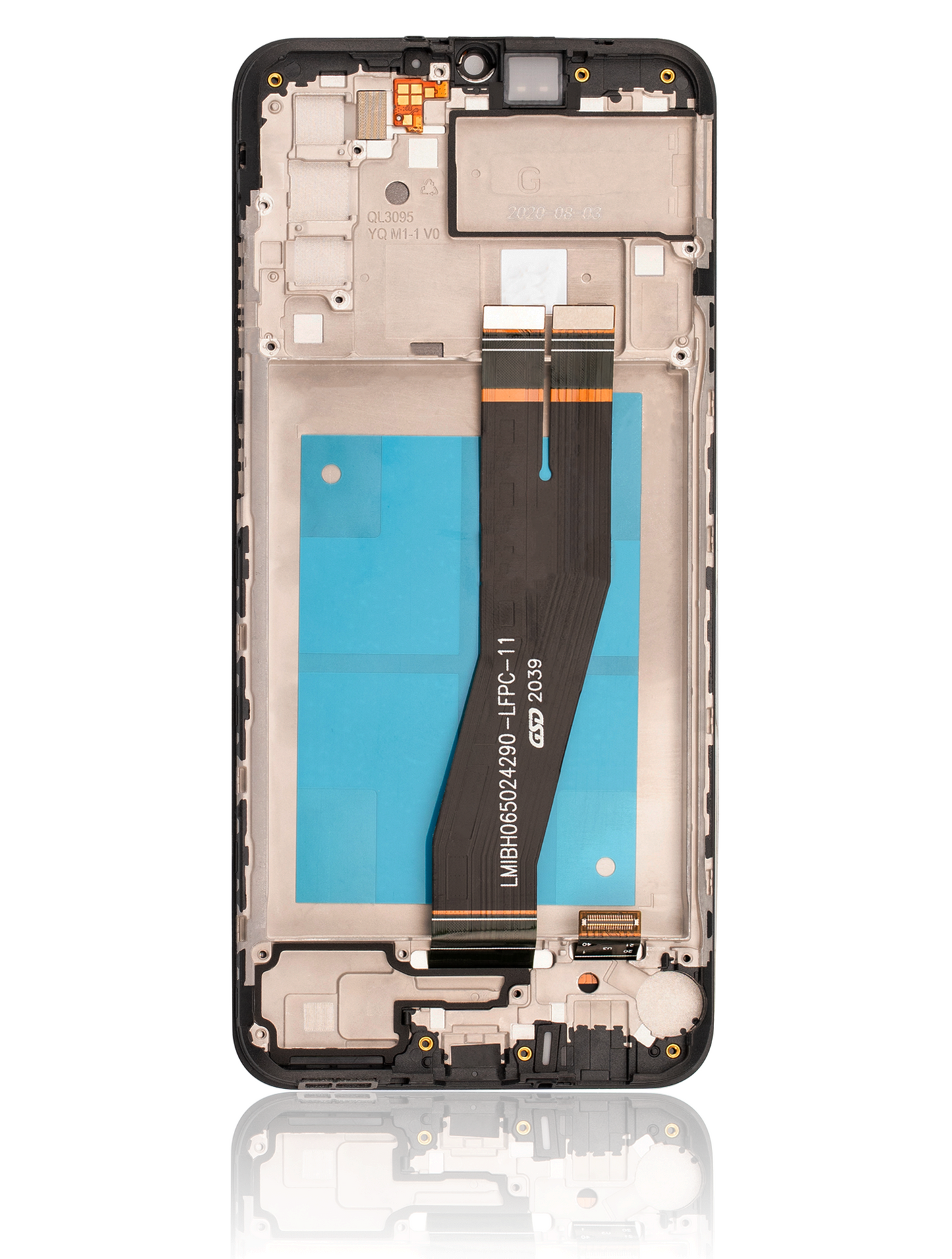 LCD ASSEMBLY WITH FRAME COMPATIBLE FOR SAMSUNG GALAXY A02S (A025F / 2020) (INTERNATIONAL VERSION) (REFURBISHED)