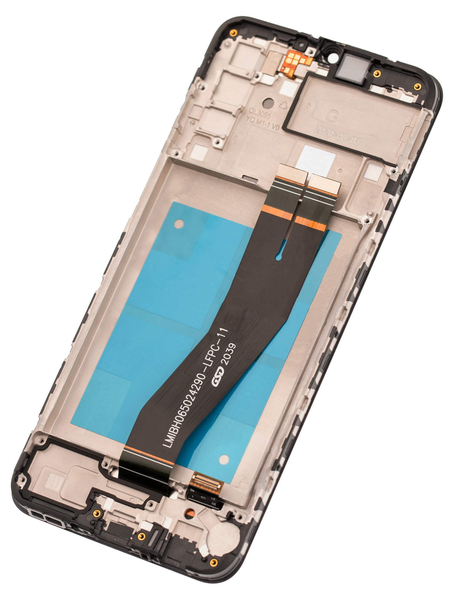 LCD ASSEMBLY WITH FRAME COMPATIBLE FOR SAMSUNG GALAXY A02S (A025F / 2020) (INTERNATIONAL VERSION) (REFURBISHED)