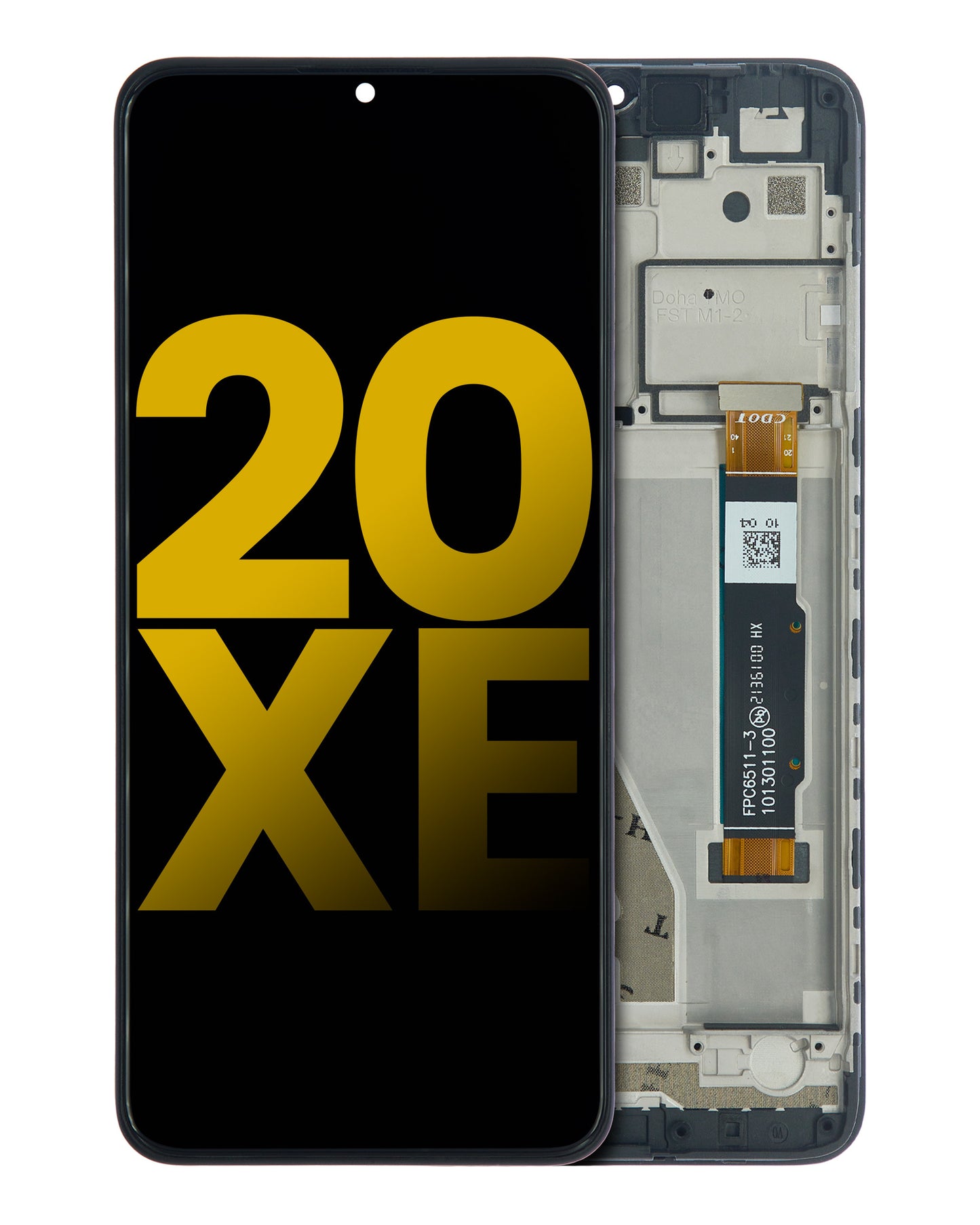 LCD ASSEMBLY WITH FRAME COMPATIBLE FOR TCL 20 XE (REFURBISHED)
