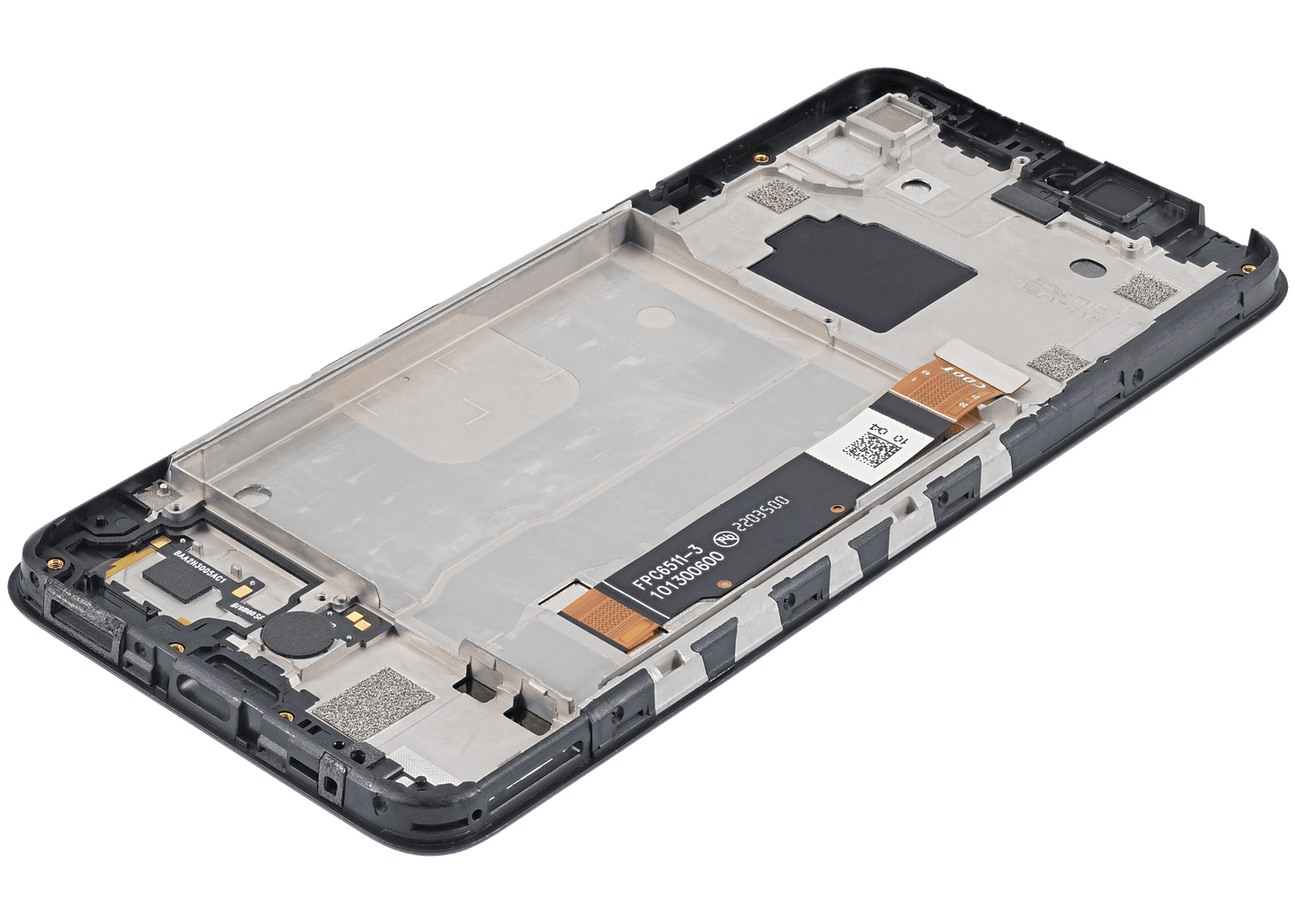 LCD ASSEMBLY WITH FRAME COMPATIBLE FOR TCL 30 XE 5G (REFURBISHED)