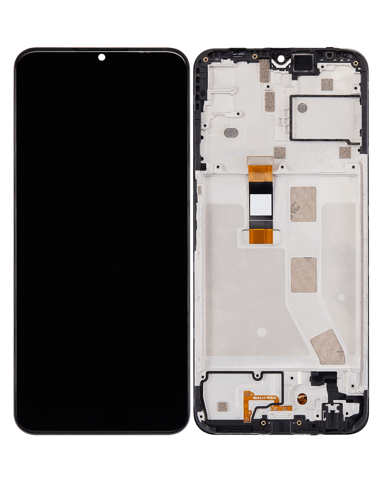 LCD ASSEMBLY WITH FRAME COMPATIBLE FOR BOOST MOBILE CELERO 5G (REFURBISHED)