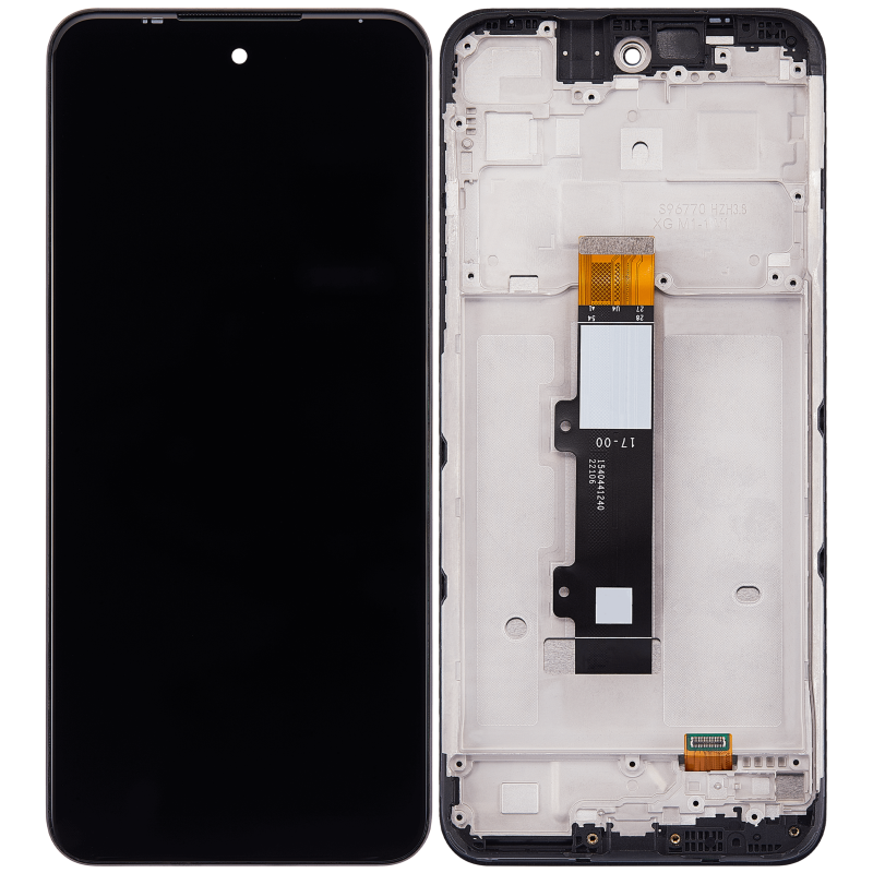 Moto G Play (XT2271-5 / 2023) LCD Assembly w/Frame (BLACK) (Premium)