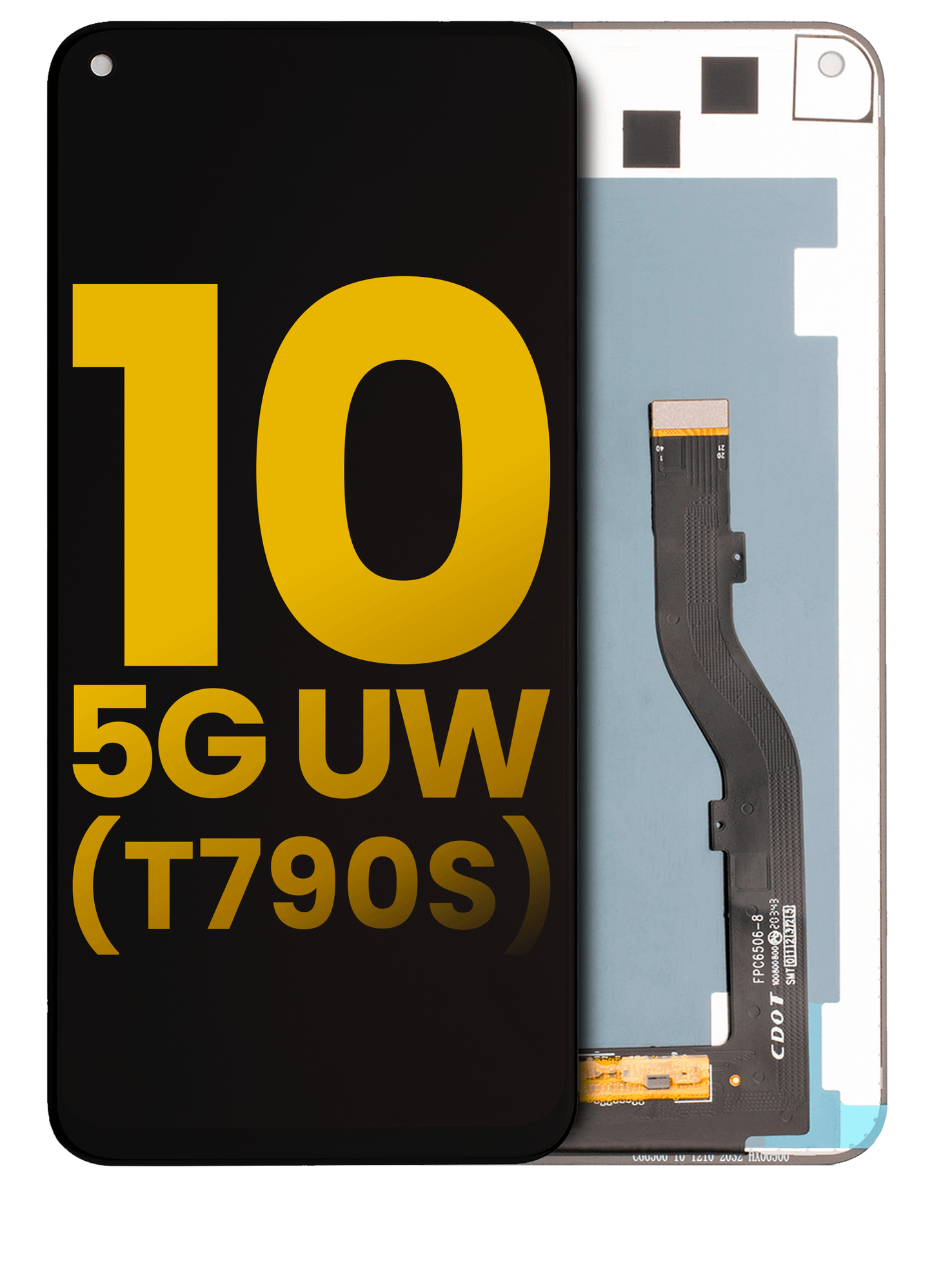 LCD ASSEMBLY WITHOUT FRAME COMPATIBLE FOR TCL 10 5G (T790Y / T790H) / TCL 10 5G UW (T790S) (REFURBISHED) (ALL COLORS)