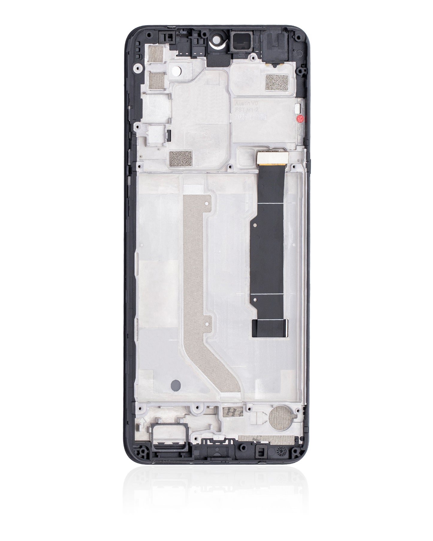 LCD ASSEMBLY WITH FRAME COMPATIBLE FOR TCL 20 SE (REFURBISHED) (NUIT BLACK)