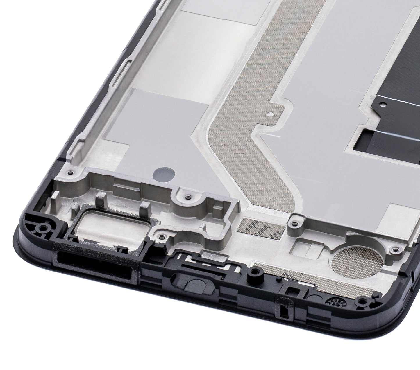 LCD ASSEMBLY WITH FRAME COMPATIBLE FOR TCL 20 SE (REFURBISHED) (NUIT BLACK)