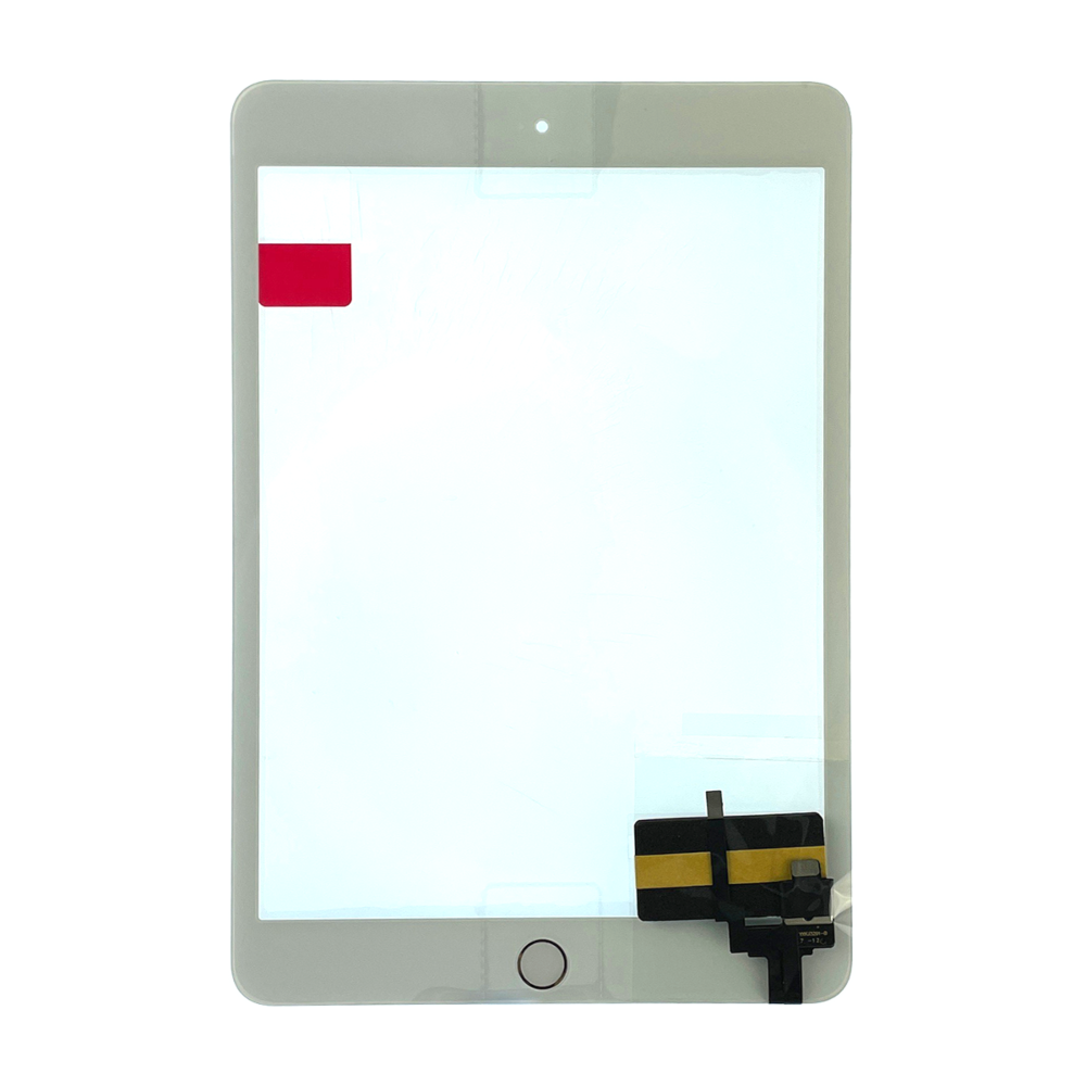 IP Mini 3 Touch Screen with Home Button Assembly and IC Chip - White