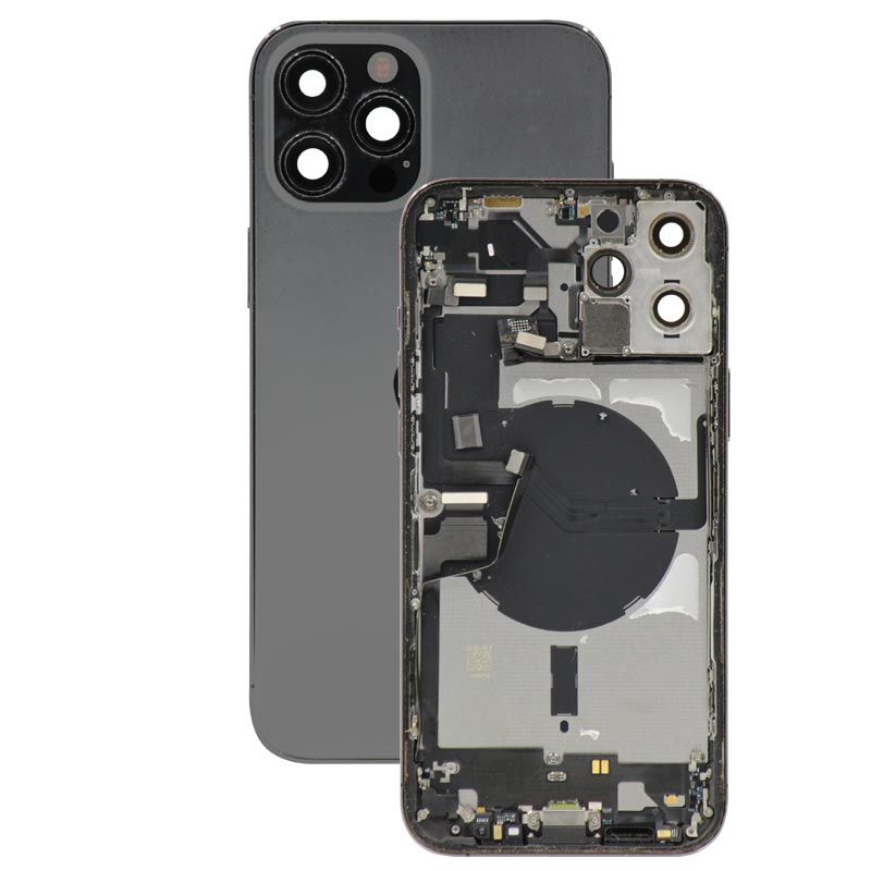 OEM PULL - BACK HOUSING FOR iPhone 12 PRO MAX (NO LOGO) -GRAPHITE