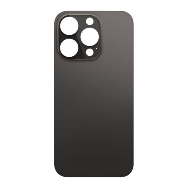iPhone 14 Pro Back Glass (Bigger Camera Hole) (NO LOGO) (SPACE BLACK)