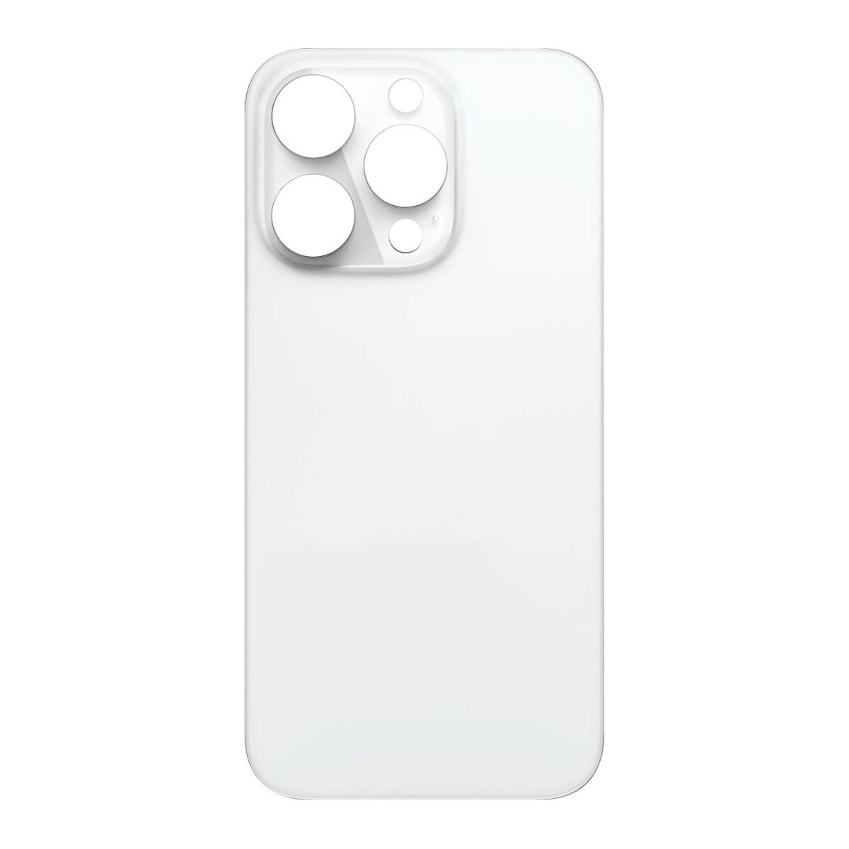 iPhone 14 Pro Back Glass (Bigger Camera Hole) (NO LOGO) (WHITE)