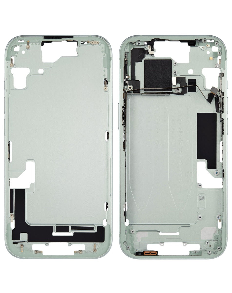 Middle Frame with Small Parts for iP 15 (green)