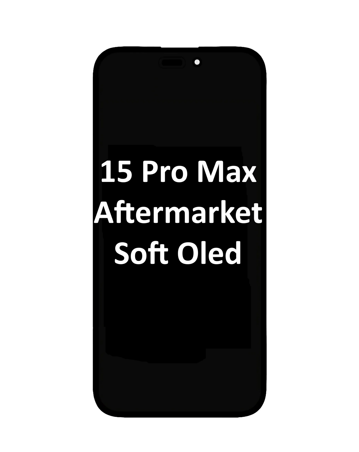 Soft OLED Screen Digitizer Assembly for iPhone 15 Pro Max(Aftermarket)
