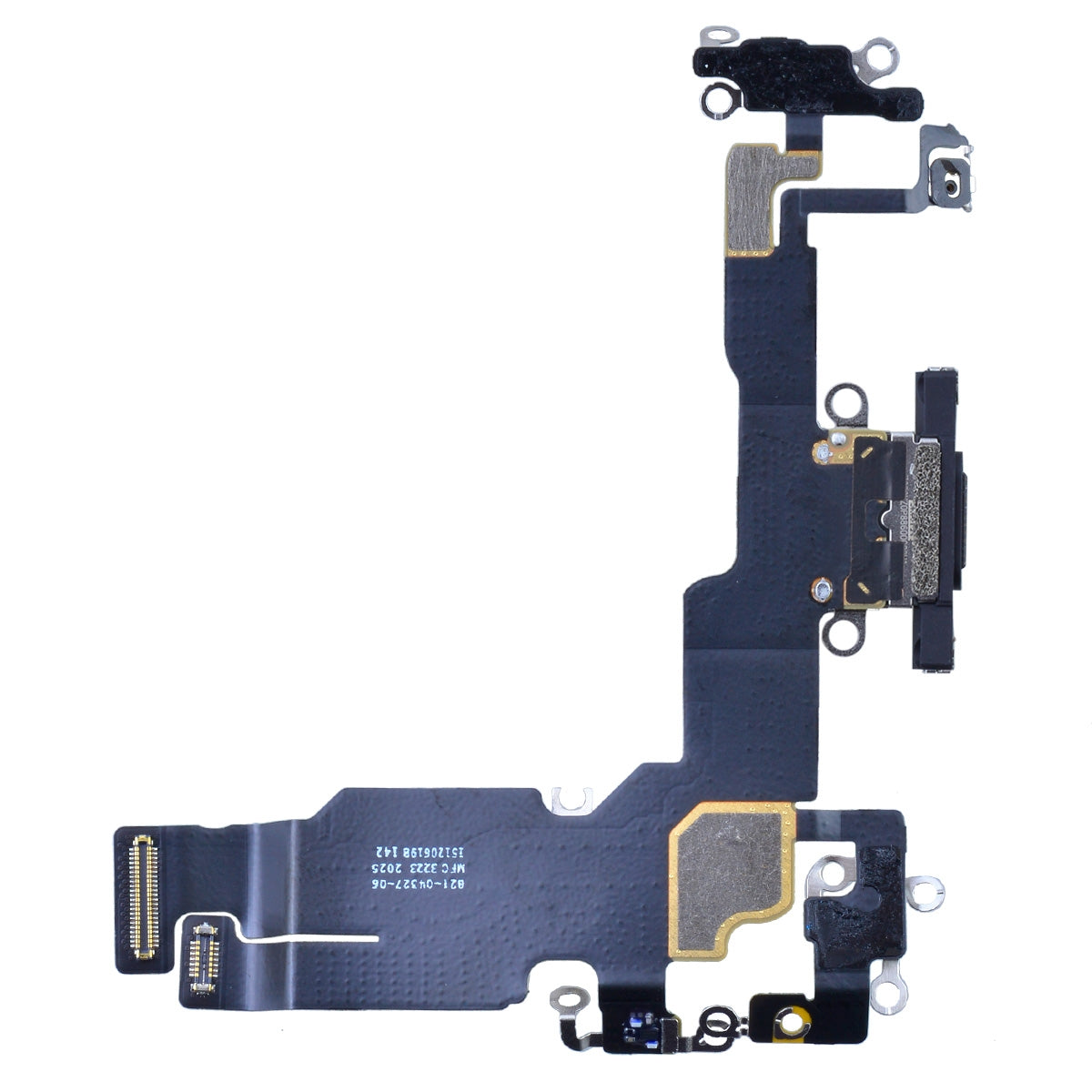 Charging Port Flex Cable for iP 15 (BLACK) (ORIGINAL)