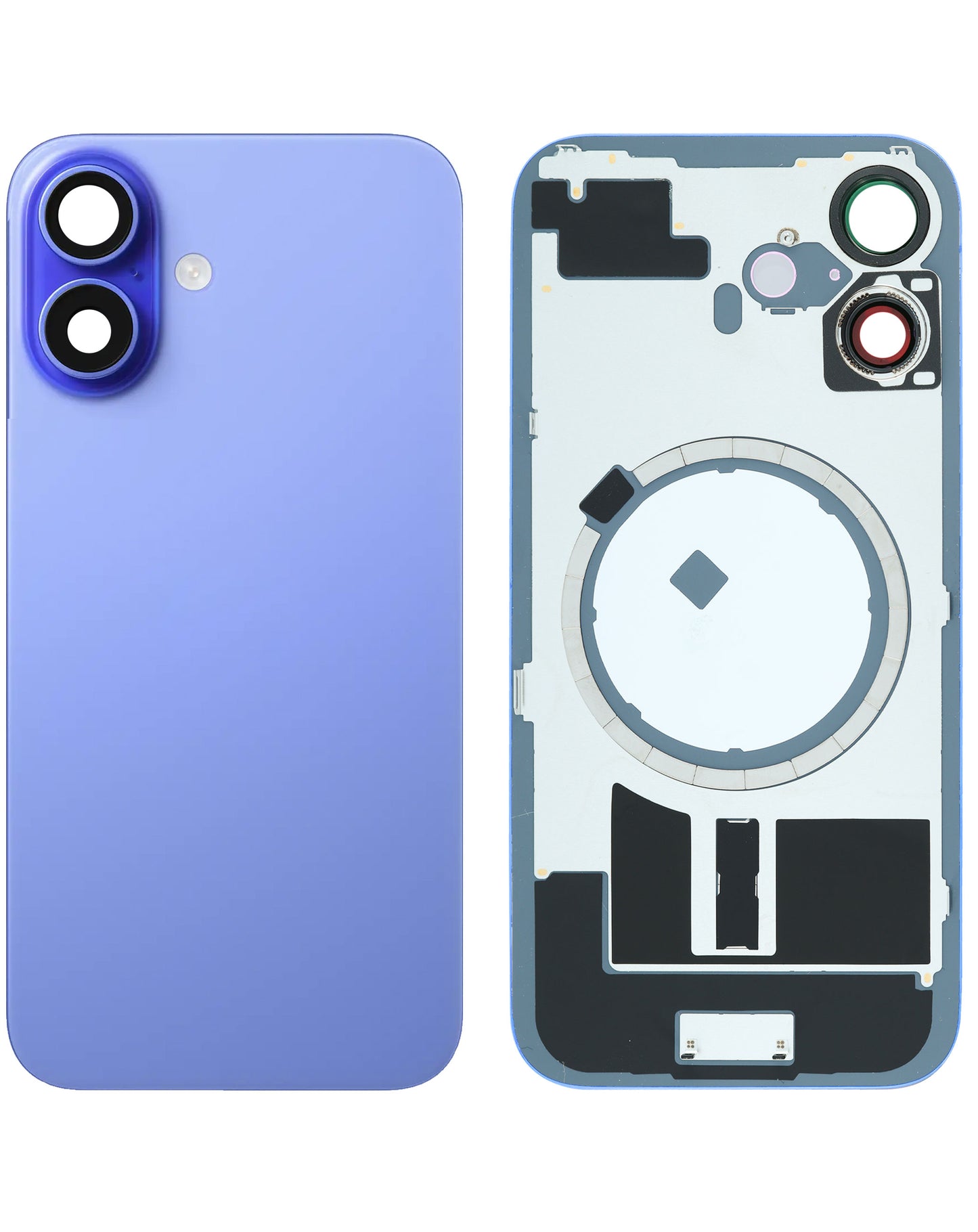 Replacement For iPhone 17 Back Glass Panel With Magsafe Magnet- Purple (NO LOGO)