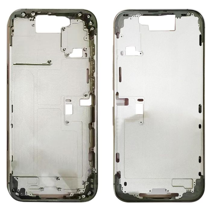Middle Frame w/Parts for iPhone 16 Pro Max (WHITE TITANIUM) (US Version) (OEM Pull A Grade)