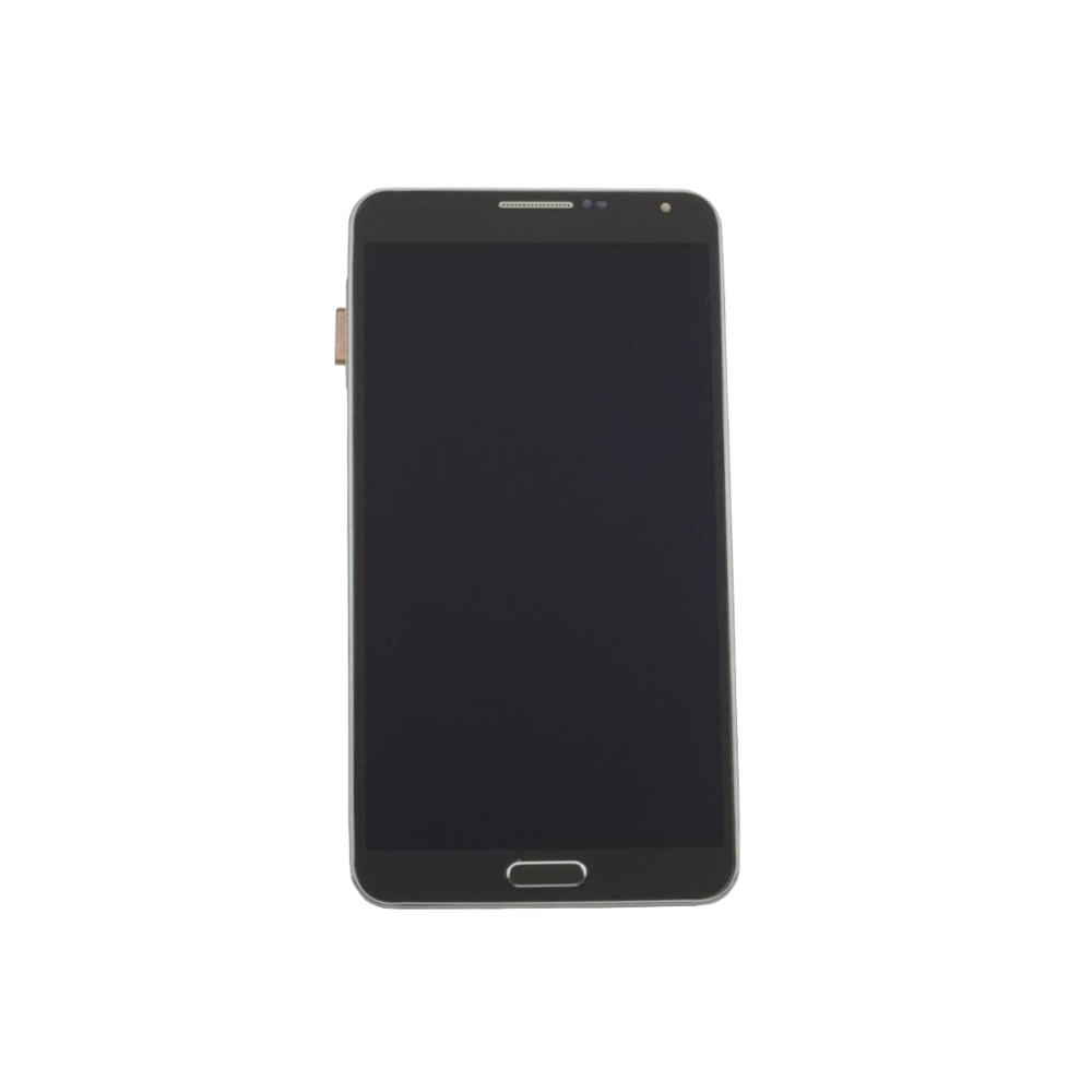 Samsung Galaxy Note 3 N900V N900P Display Assembly and Frame - Black (Refurbished)