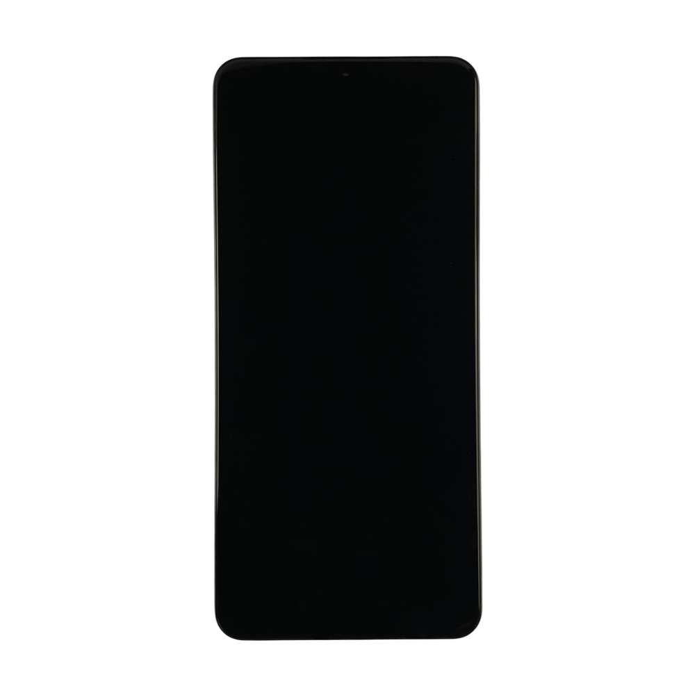 Samsung Galaxy A12 Nacho (A127 / 2021) OLED Screen with Frame - Black (Premium)