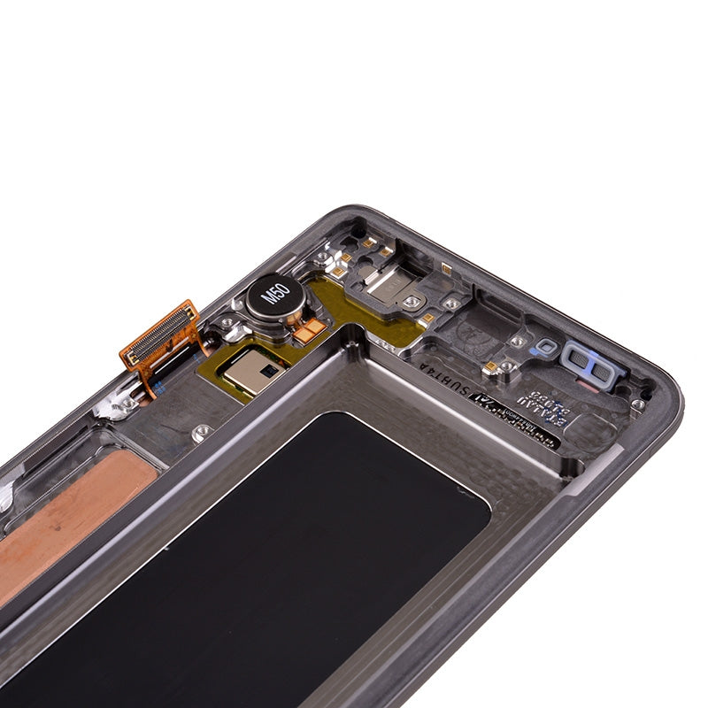 Galaxy S10 Plus (G975) LCD Assembly w/ Frame (without Finger Print Sensor) (BLACK) (Aftermarket TFT)
