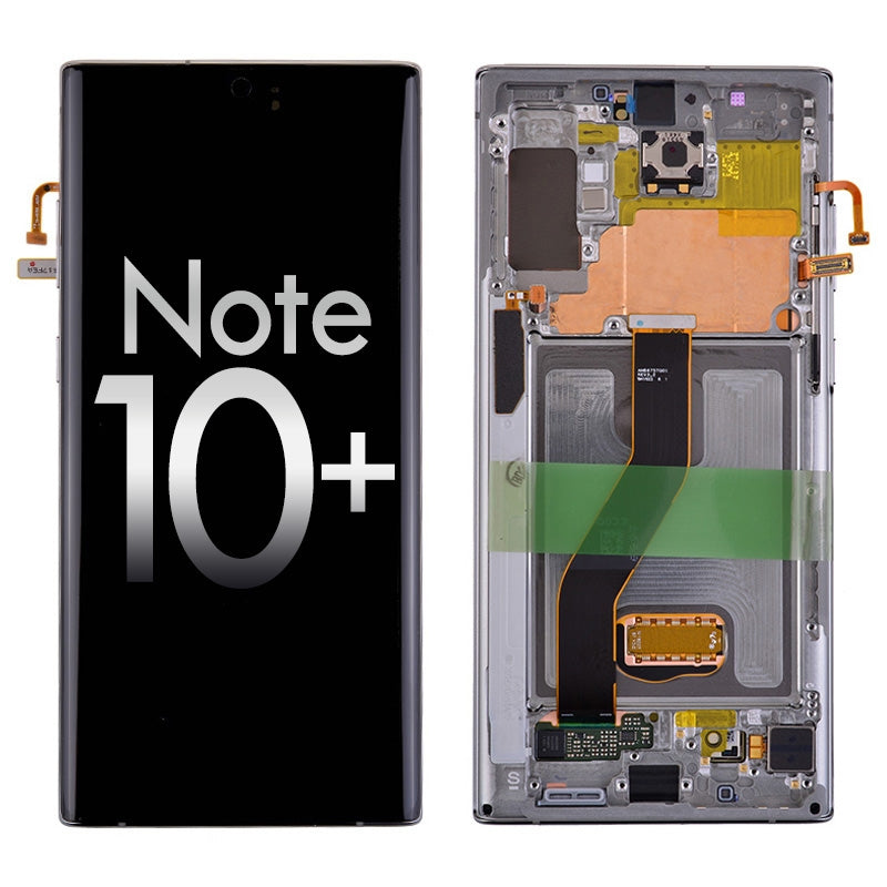 OLED Screen Digitizer with Frame Replacement for Samsung Galaxy Note 10 Plus N975 (Premium) - Aura Glow