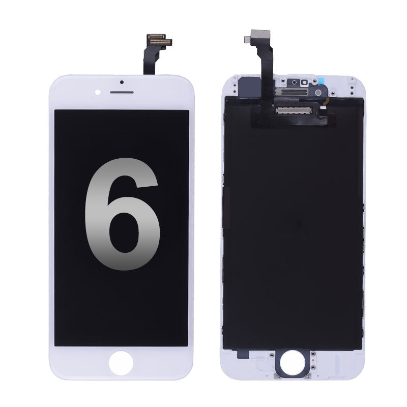 LCD with Touch Screen Digitizer with Frame for iPhone 6 - White
