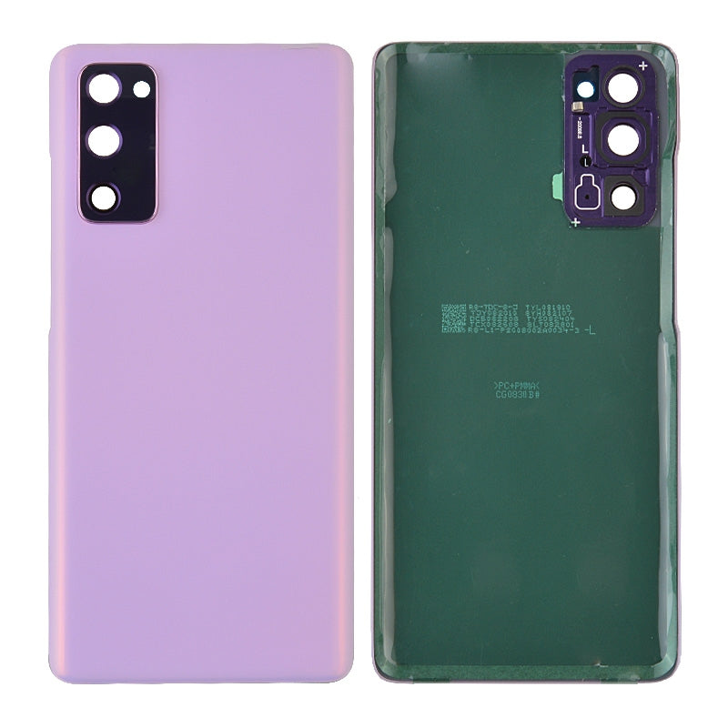 Back Cover with Camera Glass Lens and Adhesive Tape for Samsung Galaxy S20 FE G780 (for SAMSUNG) - Cloud Lavender