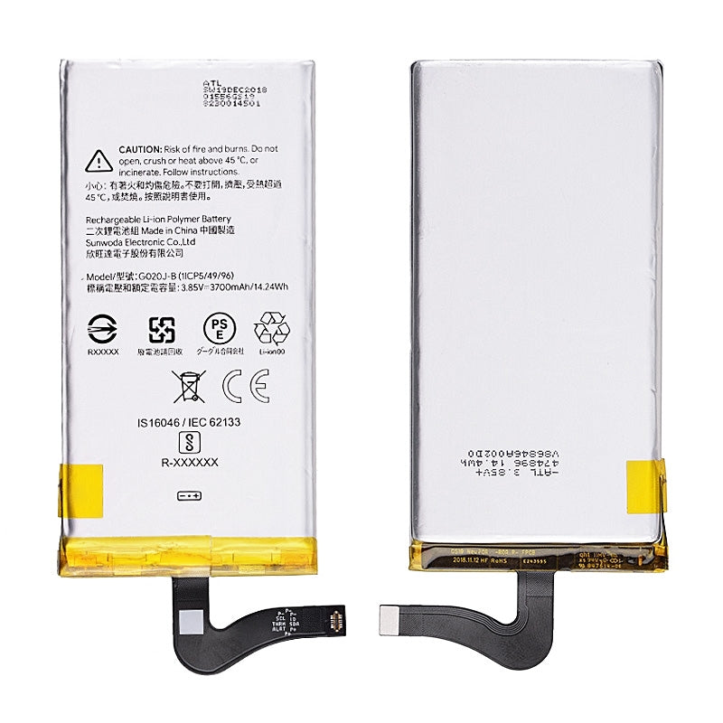 3.85V 3700mAh Battery for Google Pixel 4 XL(G020J-B)