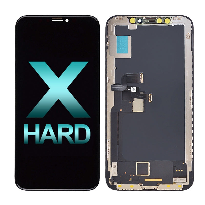 Hard OLED Screen Display with Touch Digitizer Panel and Frame for iPhone X