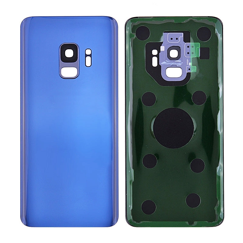 Back Cover with Camera Glass Lens and Adhesive Tape for Samsung Galaxy S9 G960(for SAMSUNG and Galaxy S9) - Blue