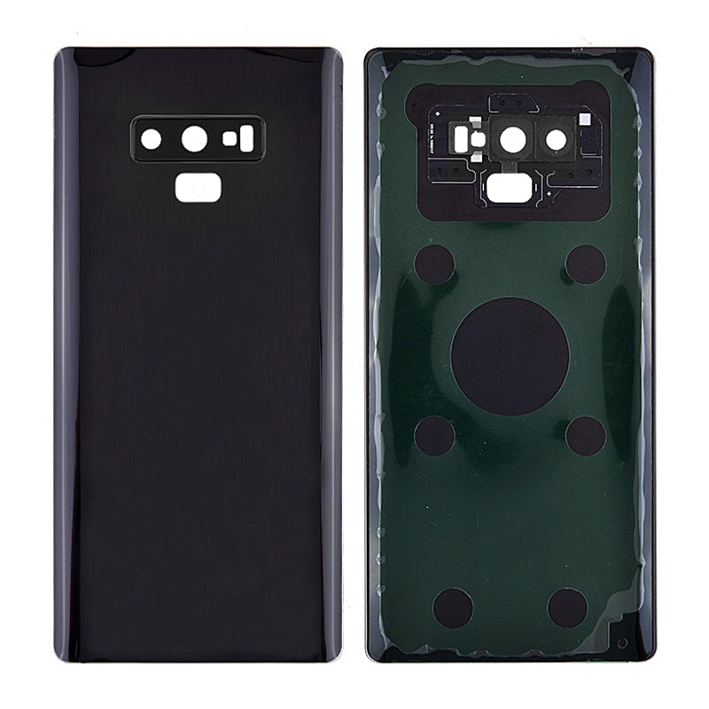 Back Cover with Camera Glass Lens and Adhesive Tape for Samsung Galaxy Note 9 N960(for SAMSUNG and Galaxy Note 9) - Black