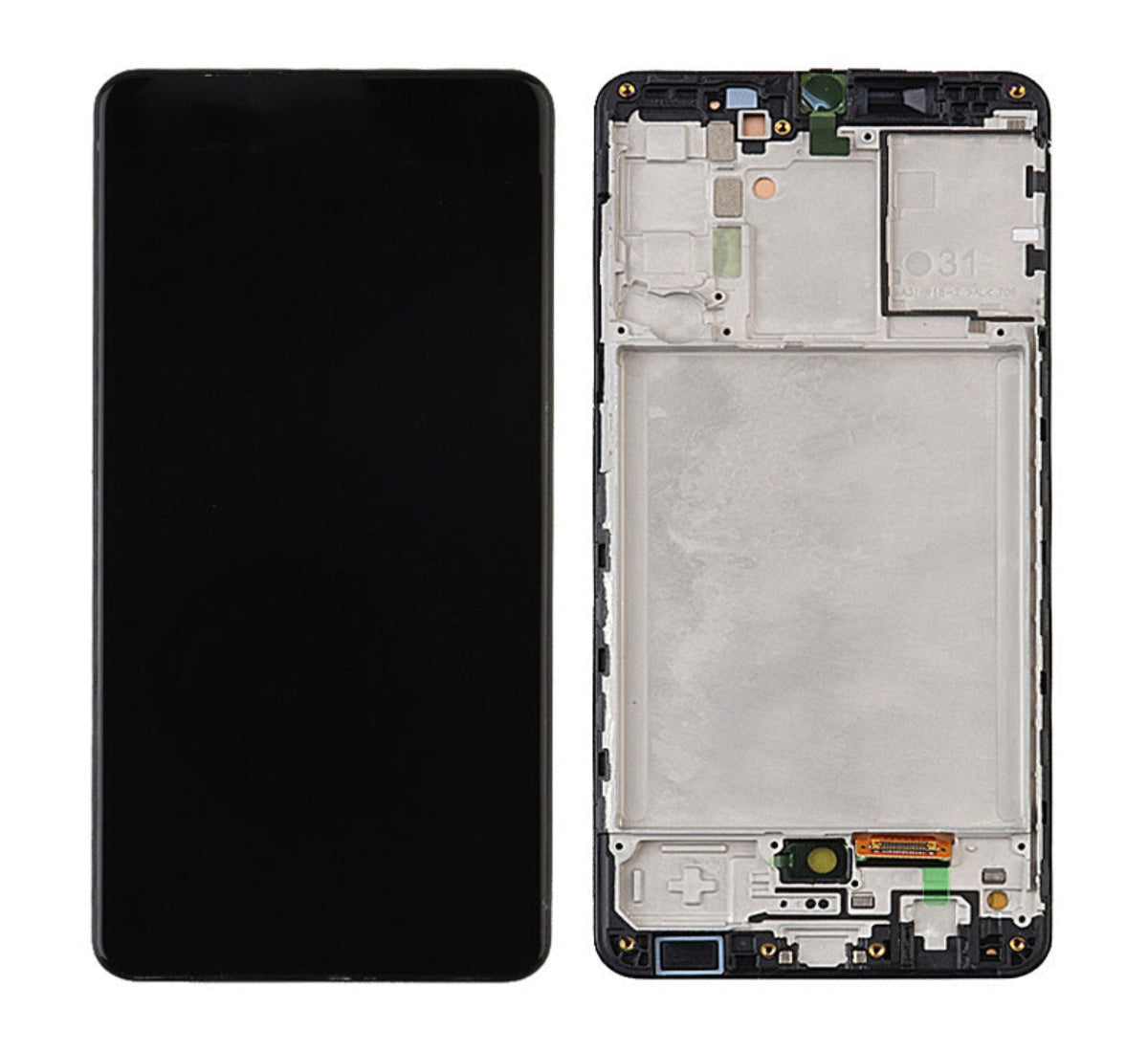 LCD Screen Digitizer Assembly with Frame for Samsung Galaxy A31 (2020) A315 (Incell) - Black