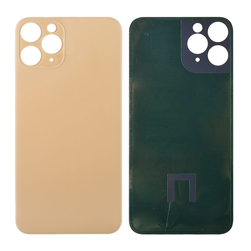Back Glass Cover with Adhesive for iP 11 Pro (NO LOGO) - Gold