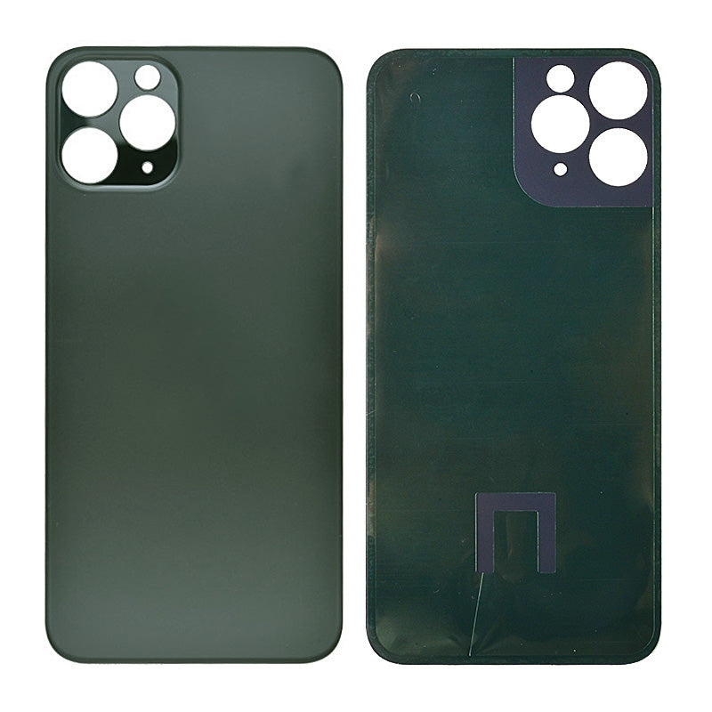 Back Glass Cover with Adhesive for iP 11 Pro (NO LOGO)- Green