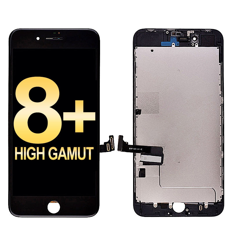 iPhone 8 Plus LCD Assembly w/ Steel Plate (BLACK) NCC PRIME