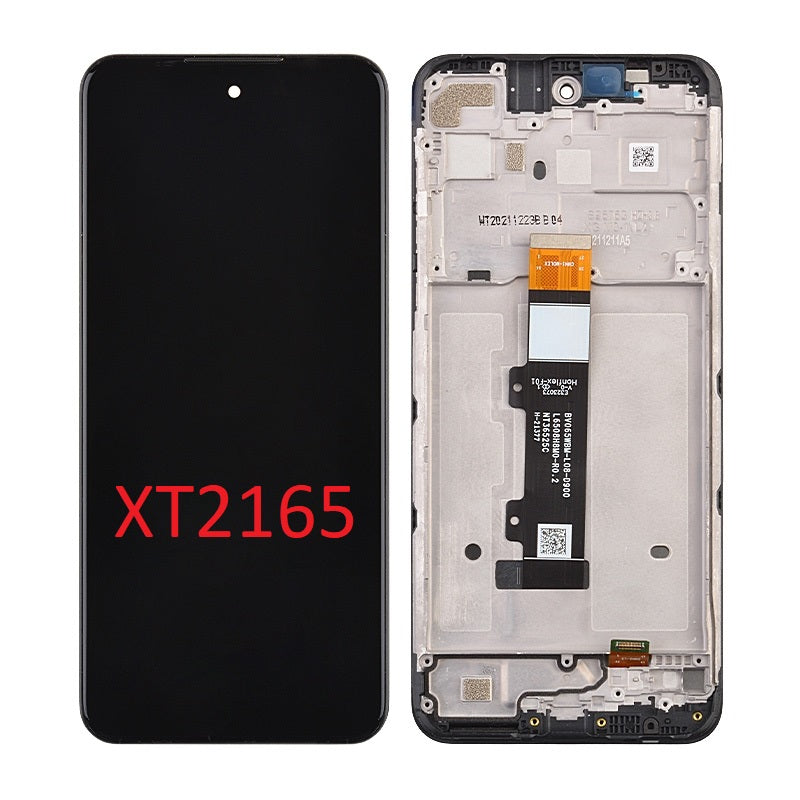 LCD Screen Digitizer Assembly with Frame for Motorola Moto G Power (2022) XT2165 - Black