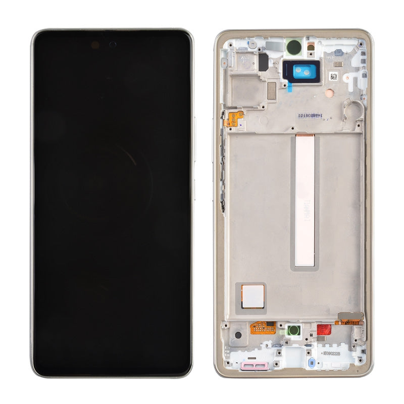 OLED Screen Digitizer Assembly With Frame for Samsung Galaxy A53 5G (2022) A536 - White