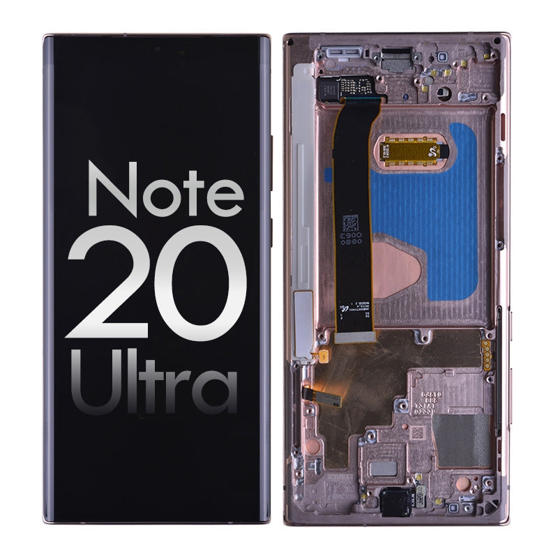 Oled Screen Digitizer Assembly With Frame For Samsung Galaxy Note 20 Ultra N985/ 5G N986 (Premium) -