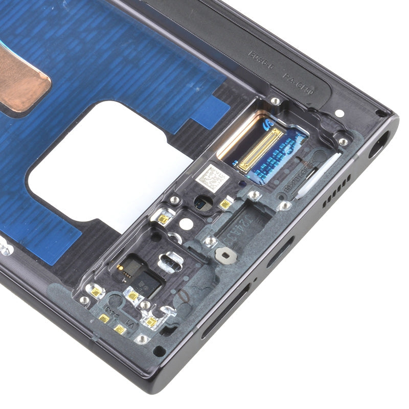 Oled Screen Digitizer Assembly With Frame For Samsung Galaxy S22 Ultra 5G S908 (For America