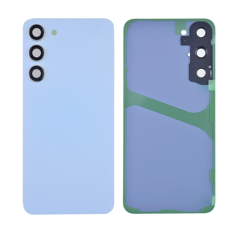 Back Cover with Camera Glass Lens and Adhesive Tape for Samsung Galaxy S23 Plus S916 (for SAMSUNG) - Blue