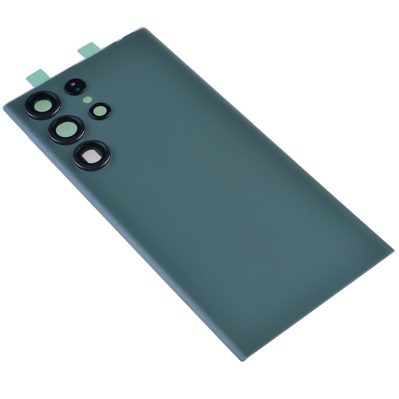 Back Cover with Camera Glass Lens and Adhesive Tape for Samsung Galaxy S23 Ultra S918 (for SAMSUNG) - Green Back Glass