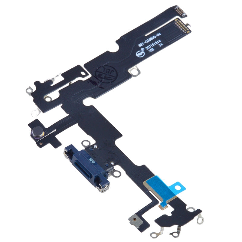 Charging Port with Flex Cable for iP 14 Plus (High Quality) - Midnight