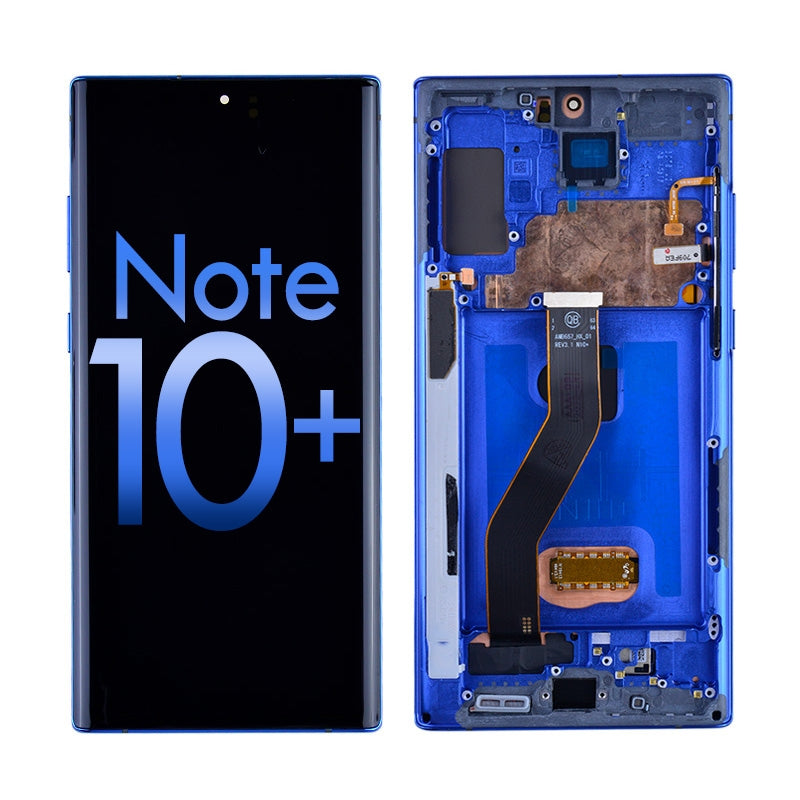 Oled Screen Digitizer Assembly For Samsung Galaxy Note 10 Plus N975 (Aftermarket) - Aura Blue Lcd