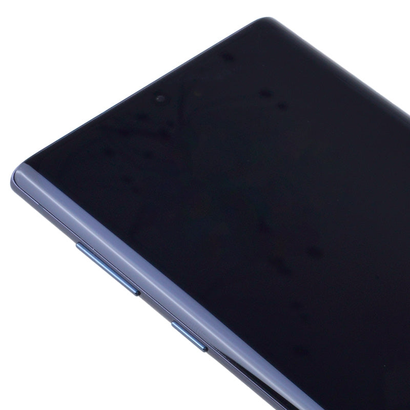 Oled Screen Digitizer With Frame For Samsung Galaxy Note 10 N970 (Aftermarket) - Aura Black