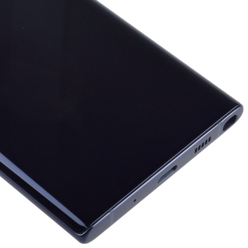 Oled Screen Digitizer With Frame For Samsung Galaxy Note 10 N970 (Aftermarket) - Aura Black