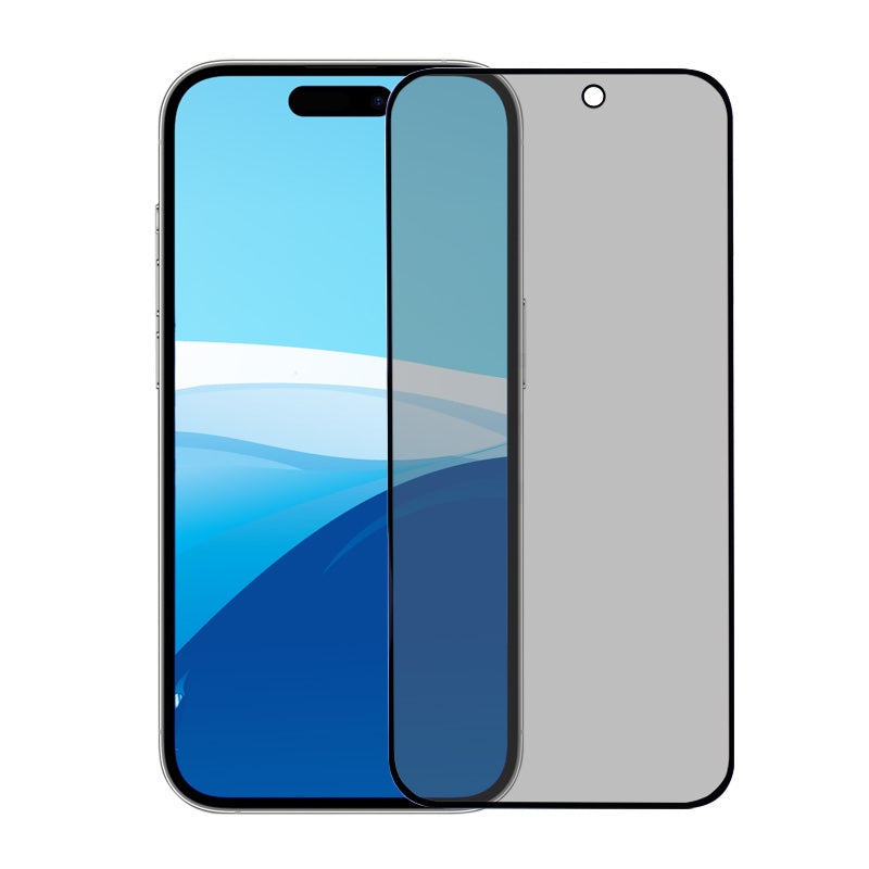 Privacy Tempered Glass Screen Protector for iP 15 Pro Max / 15 Plus