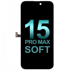 Premium Soft OLED Screen Digitizer Assembly for iPhone 15 Pro Max