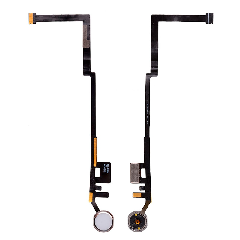 Home Button Connector with Flex Cable Ribbon for IP 5 (2017)/ IP 6 (2018) - Silver