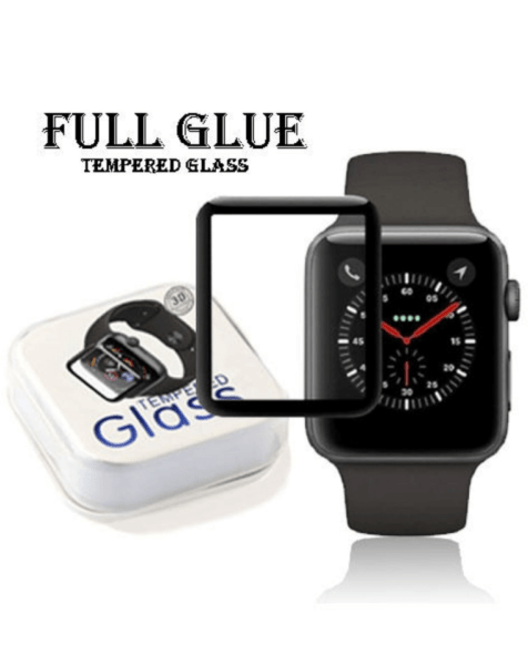 iWatch (38mm) Series 1 / 2 / 3 Full Glue Tempered Glass (3D Curve / 1 Piece)